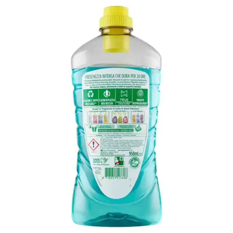 Fabuloso Detergent Pardoseli cu Flori di Loto 24h 950 ml Bax 12 buc.